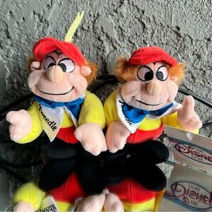 Disney Club Disney Tweedle Dee Tweedle Dum Bean Bag Plush With Tags